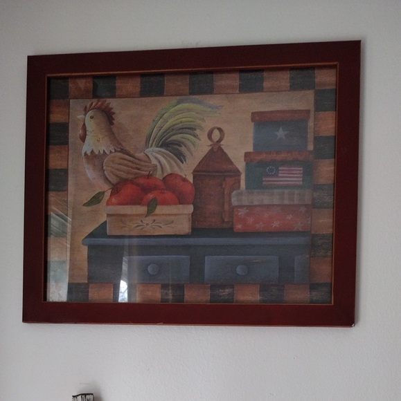 Roosters. Rooster pictures lovely hanging picture - Picture 2 of 2